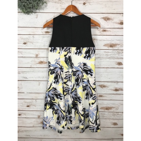 SLEEVELESS PINK & BLUE FLORAL DRESS - Picture 3 of 5